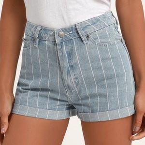 Rvca hi roller denim short